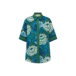 Alemais Margo Shirt  Sustainable Tops with Alemais print - Coveti Australian Designer