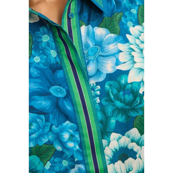 Alemais Margo Shirt  Sustainable Tops with Alemais print - Coveti Australian Designer
