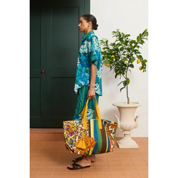 Alemais Margo Shirt  Sustainable Tops with Alemais print - Coveti Australian Designer