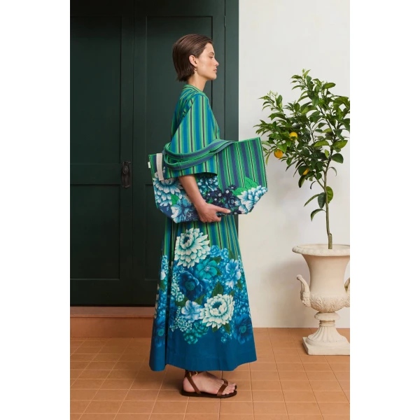 Alemais Margo Tunic Midi Dress  Sustainable Dresses with Alemais print - Coveti Australian Designer