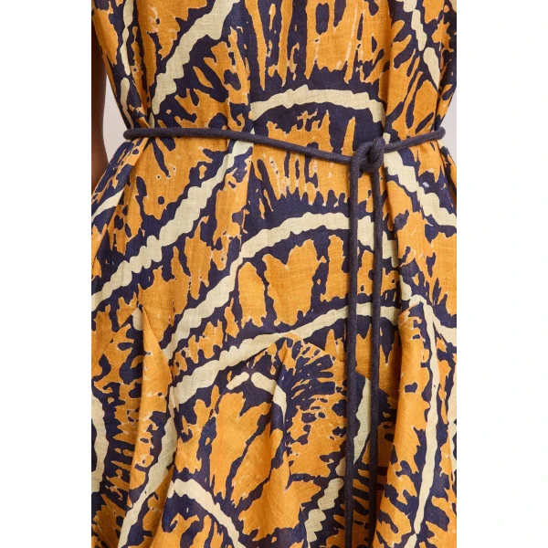 Alemais Ripple Mini Dress  Sustainable Dresses with Alemais print - Coveti Australian Designer