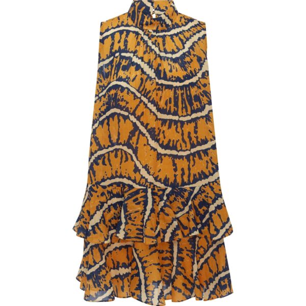 Alemais Ripple Mini Dress  Sustainable Dresses with Alemais print - Coveti Australian Designer