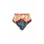 Alemais Splice High Waist Brief  Sustainable Beachwear with Alemais print - Coveti Australian Designer