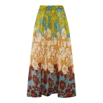Alemais Splice Midi Skirt  Sustainable Skirts with Alemais print - Coveti Australian Designer