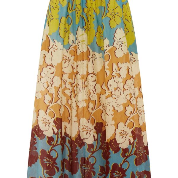 Alemais Splice Midi Skirt  Sustainable Skirts with Alemais print - Coveti Australian Designer
