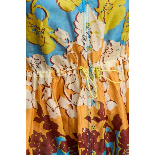 Alemais Splice Mini Dress  Sustainable Dresses with Alemais print - Coveti Australian Designer