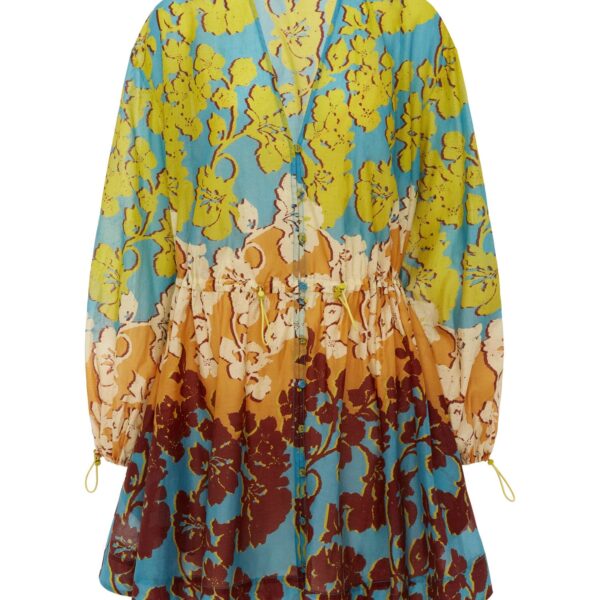 Alemais Splice Mini Dress  Sustainable Dresses with Alemais print - Coveti Australian Designer