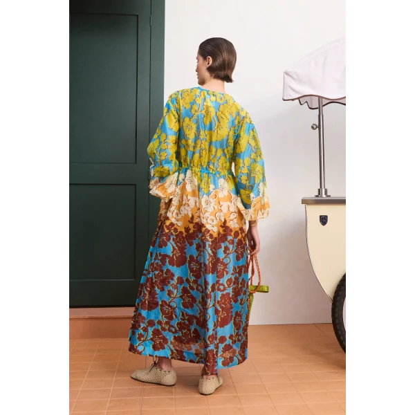 Alemais Splice Shirtdress  Sustainable Dresses with Alemais print - Coveti Australian Designer