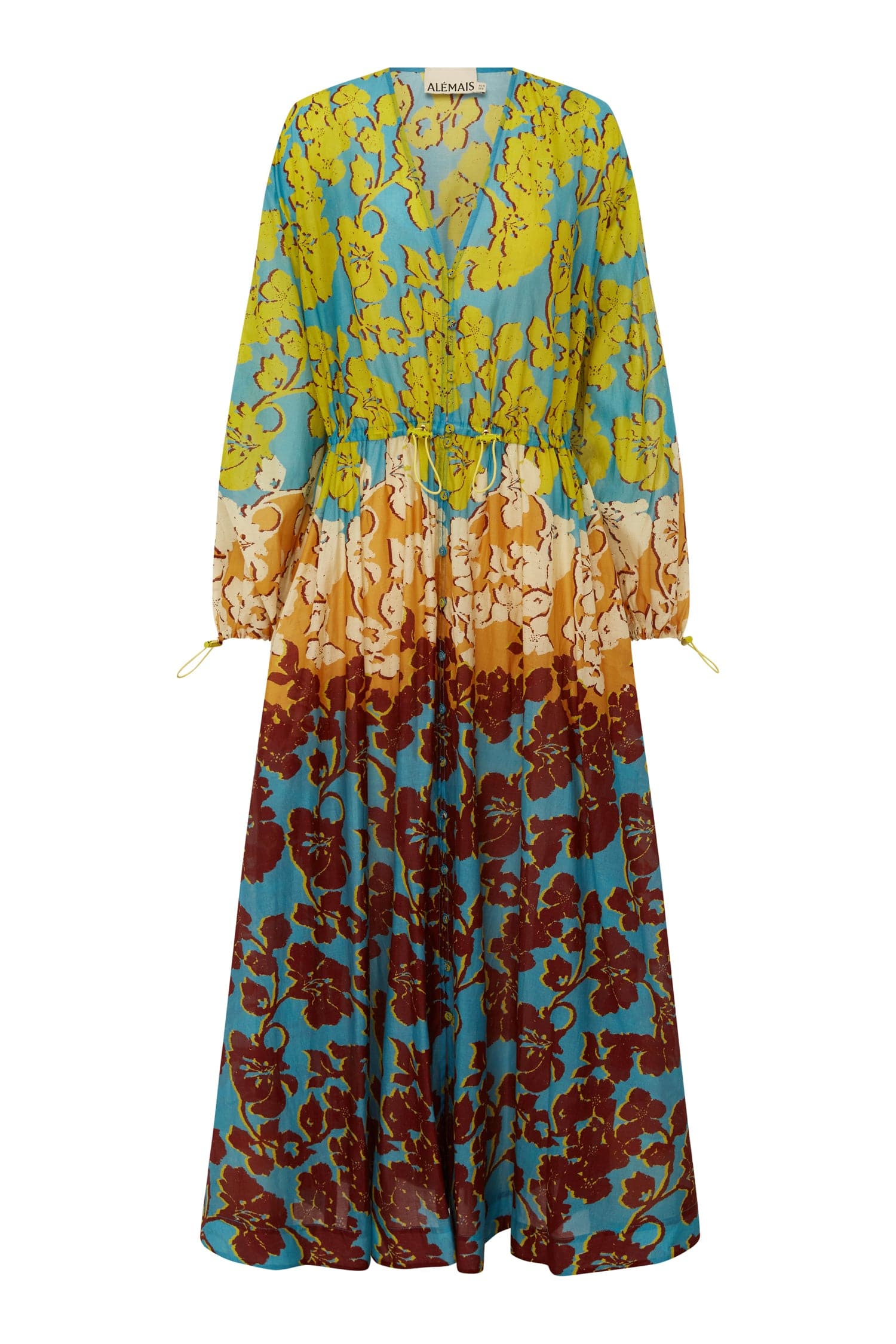Alemais Splice Shirtdress  Sustainable Dresses with Alemais print - Coveti Australian Designer