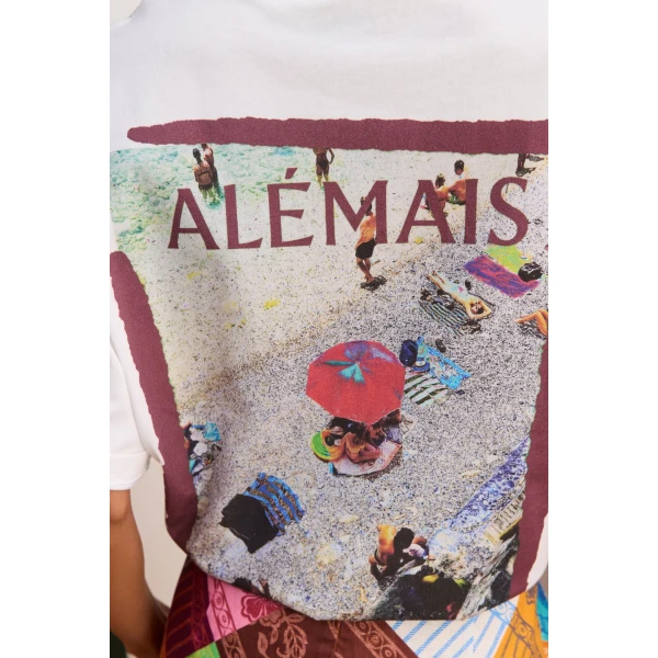 Alemais Splice Tee  Sustainable Tops with Alemais print - Coveti Australian Designer