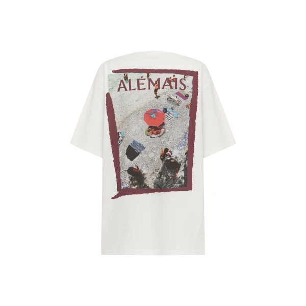 Alemais Splice Tee  Sustainable Tops with Alemais print - Coveti Australian Designer