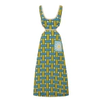 Alemais Sunlounge Midi Dress Exclusive  Sustainable Dresses with Alemais print - Coveti Australian Designer