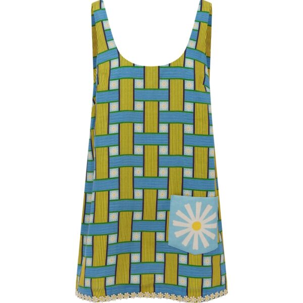 Alemais Sunlounge Mini Dress  Sustainable Dresses with Alemais print - Coveti Australian Designer