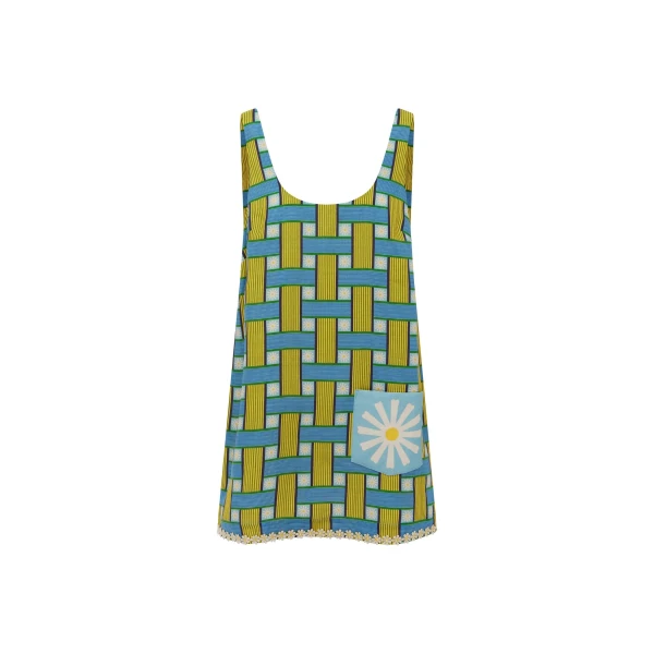 Alemais Sunlounge Mini Dress  Sustainable Dresses with Alemais print - Coveti Australian Designer