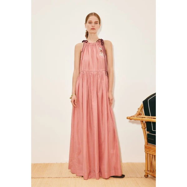 Alemais Zuri Embellished Midi Dress  Sustainable Dresses with Alemais print - Coveti Australian Designer