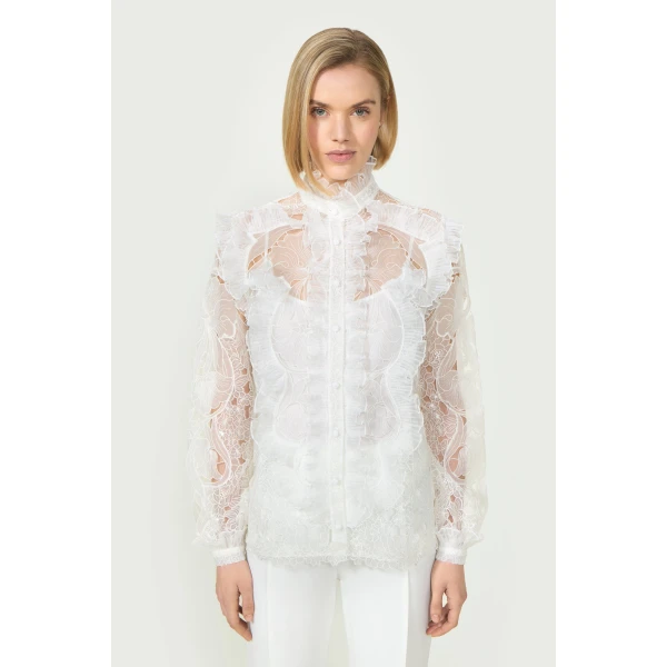 Costarellos Tops - Romantic Greek Lace - Shop at Coveti