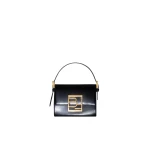 BY FAR Fran - By Far Black - 90s Minimalist Leather Bag at Coveti