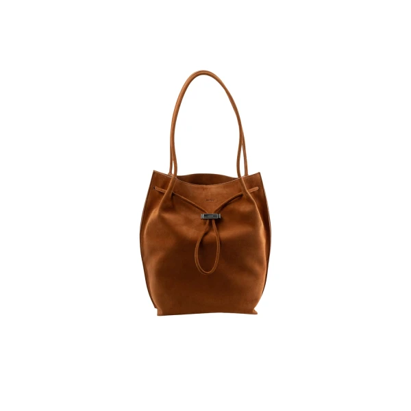 Kayla Black Nappa Leather Shoulder Bag