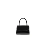 BY FAR Mini 2.0 - By Far Black - 90s Minimalist Leather Bag at Coveti