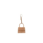 BY FAR Mini Mini - By Far Beige - 90s Minimalist Leather Bag at Coveti