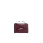 BY FAR Nara - By Far Red - 90s Minimalist Leather Bag at Coveti