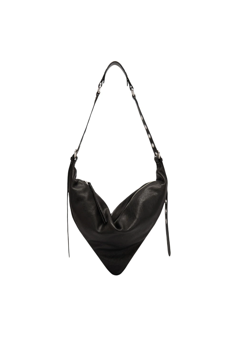 By-Far-Trayana51894_nobg BY FAR Trayana - By Far Black - 90s Minimalist Leather Bag at Coveti