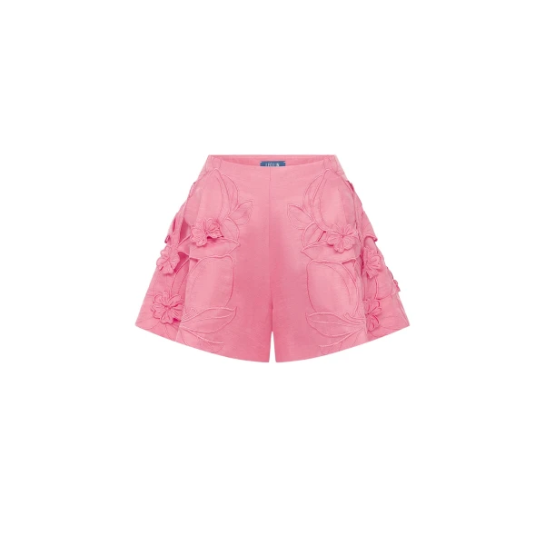Leo Lin Abby Appliqué Shorts - Leo Lin Dress - Australian Luxury Fashion - Shop at Coveti