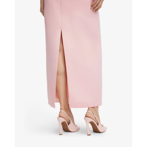 Leo Lin Ava Halterneck Appliqué Floral Bustier Maxi Dress - Leo Lin Dress - Australian Luxury Fashion - Shop at Coveti