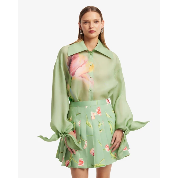 Leo Lin Christina Bow Blouse - Leo Lin Dress - Australian Luxury Fashion - Shop at Coveti