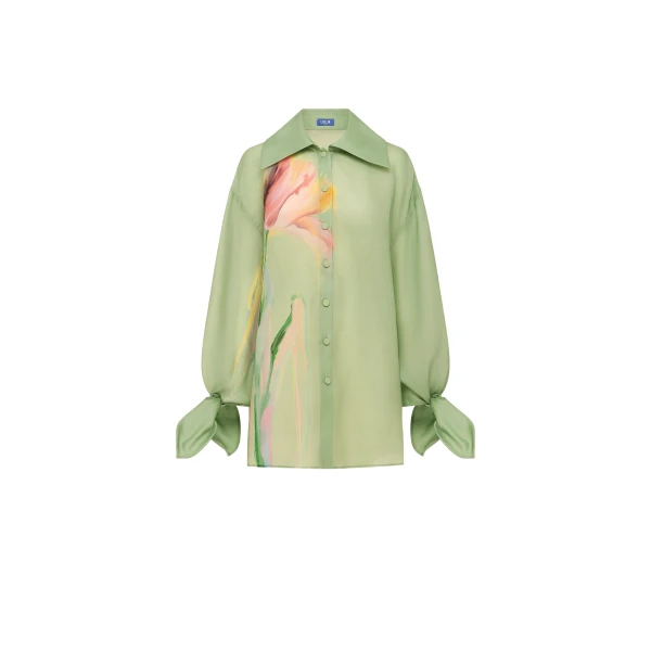 Leo Lin Christina Bow Blouse - Leo Lin Dress - Australian Luxury Fashion - Shop at Coveti