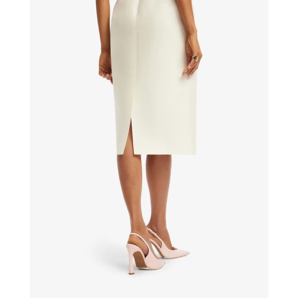 Leo Lin Eleanor Embellished Wool Midi Dress - Leo Lin Dress - Australian Luxury Fashion - Shop at Coveti