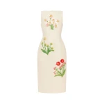 Leo Lin Eleanor Embellished Wool Midi Dress - Leo Lin Dress - Australian Luxury Fashion - Shop at Coveti