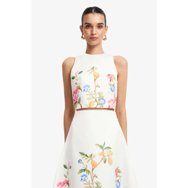 Leo Lin Ella Bow Backless Top - Leo Lin Dress - Australian Luxury Fashion - Shop at Coveti