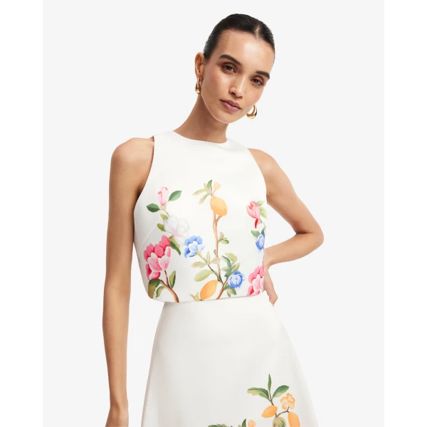 Leo Lin Ella Bow Backless Top - Leo Lin Dress - Australian Luxury Fashion - Shop at Coveti