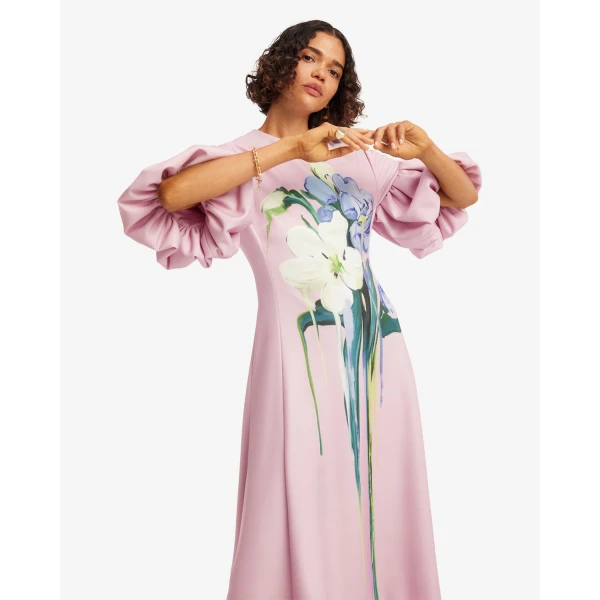 Leo Lin Everly Midi Dress - Leo Lin Dress - Australian Luxury Fashion - Shop at Coveti