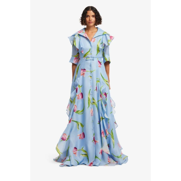 Leo Lin Isabella Silk Gown - Leo Lin Dress - Australian Luxury Fashion - Shop at Coveti