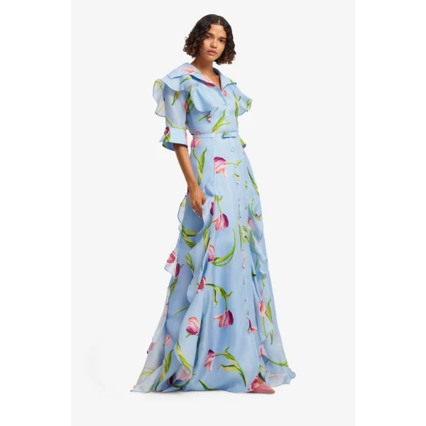 Leo Lin Isabella Silk Gown - Leo Lin Dress - Australian Luxury Fashion - Shop at Coveti