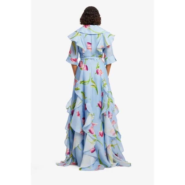 Leo Lin Isabella Silk Gown - Leo Lin Dress - Australian Luxury Fashion - Shop at Coveti