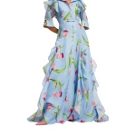 Leo Lin Isabella Silk Gown - Leo Lin Dress - Australian Luxury Fashion - Shop at Coveti
