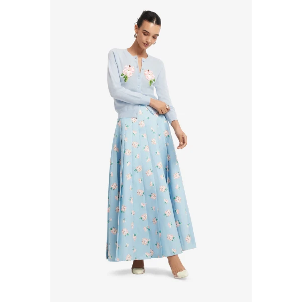 Leo Lin June Pleated Maxi Skirt - Leo Lin Dress - Australian Luxury Fashion - Shop at Coveti