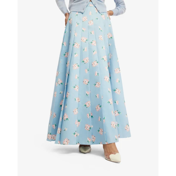 Leo Lin June Pleated Maxi Skirt - Leo Lin Dress - Australian Luxury Fashion - Shop at Coveti