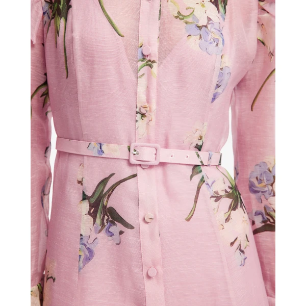 Leo Lin Katrina Butterfly Sleeve Midi Dress - Leo Lin Dress - Australian Luxury Fashion - Shop at Coveti