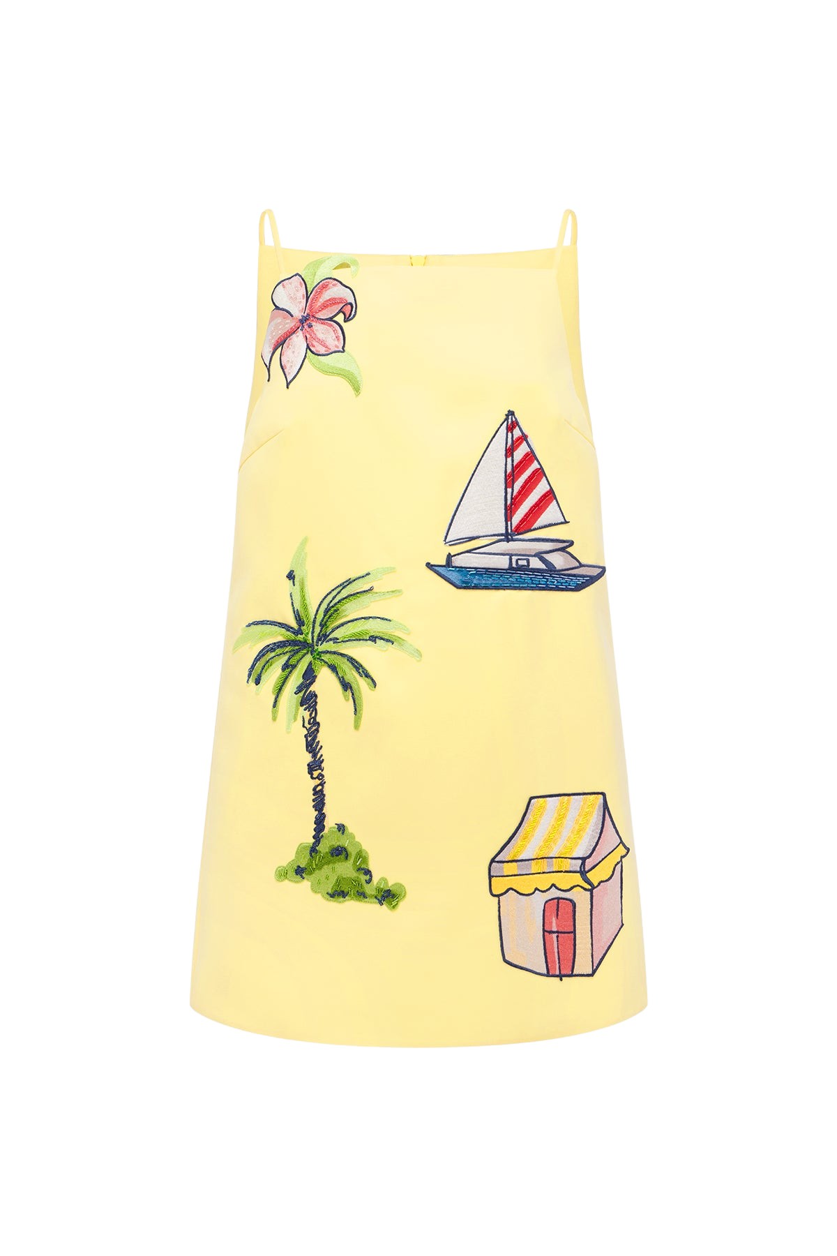 Leo Lin Leia Embroidered Mini Dress - Leo Lin Dress - Australian Luxury Fashion - Shop at Coveti