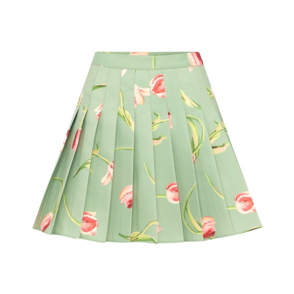 Leo Lin Melody Pleated Mini Skirt - Leo Lin Dress - Australian Luxury Fashion - Shop at Coveti
