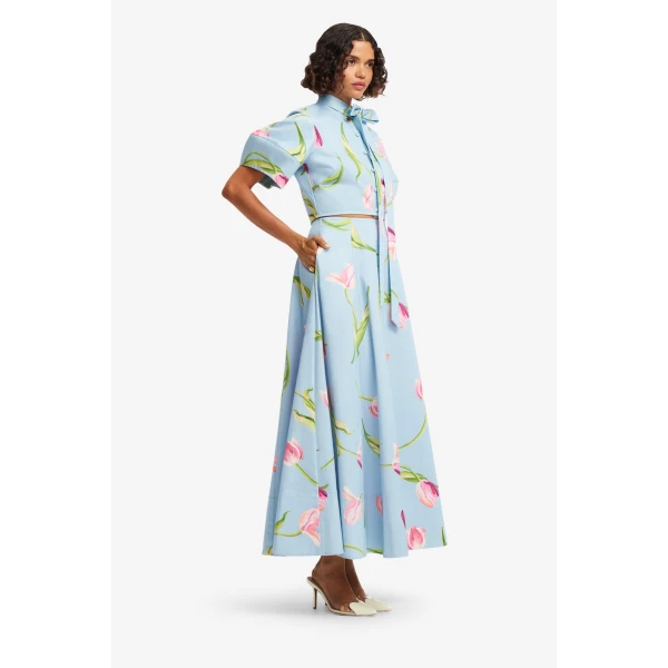 Leo Lin Molly Puff Sleeve Top - Leo Lin Dress - Australian Luxury Fashion - Shop at Coveti