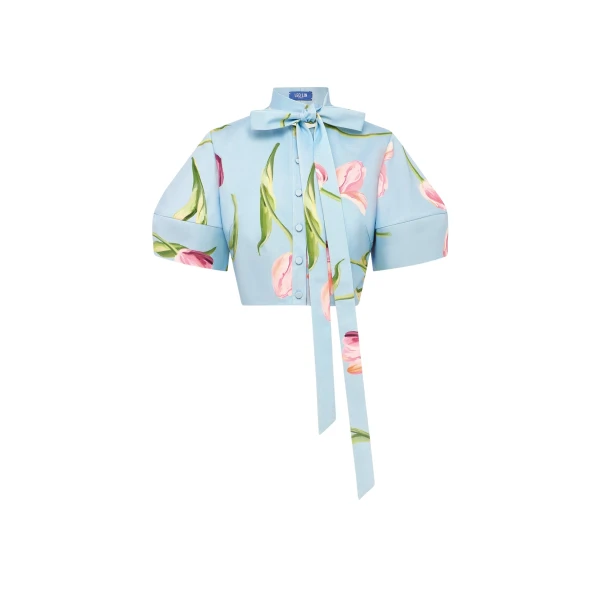 Leo Lin Molly Puff Sleeve Top - Leo Lin Dress - Australian Luxury Fashion - Shop at Coveti