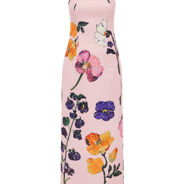 Leo Lin Rayna Printed Bustier Maxi Dress - Leo Lin Dress - Australian Luxury Fashion - Shop at Coveti