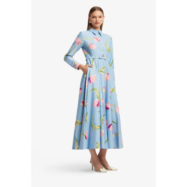Leo Lin Zara Shirt Midi Dress - Leo Lin Dress - Australian Luxury Fashion - Shop at Coveti