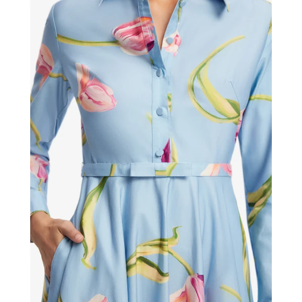 Leo Lin Zara Shirt Midi Dress - Leo Lin Dress - Australian Luxury Fashion - Shop at Coveti
