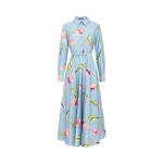 Leo Lin Zara Shirt Midi Dress - Leo Lin Dress - Australian Luxury Fashion - Shop at Coveti